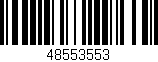 Código de barras (EAN, GTIN, SKU, ISBN): '48553553'