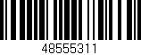 Código de barras (EAN, GTIN, SKU, ISBN): '48555311'