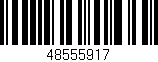 Código de barras (EAN, GTIN, SKU, ISBN): '48555917'