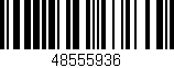 Código de barras (EAN, GTIN, SKU, ISBN): '48555936'