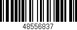 Código de barras (EAN, GTIN, SKU, ISBN): '48556837'