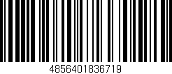 Código de barras (EAN, GTIN, SKU, ISBN): '4856401836719'