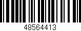 Código de barras (EAN, GTIN, SKU, ISBN): '48564413'