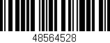 Código de barras (EAN, GTIN, SKU, ISBN): '48564528'