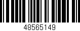 Código de barras (EAN, GTIN, SKU, ISBN): '48565149'