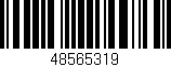 Código de barras (EAN, GTIN, SKU, ISBN): '48565319'