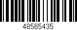 Código de barras (EAN, GTIN, SKU, ISBN): '48565435'