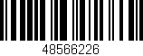 Código de barras (EAN, GTIN, SKU, ISBN): '48566226'