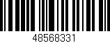 Código de barras (EAN, GTIN, SKU, ISBN): '48568331'
