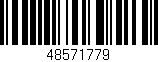 Código de barras (EAN, GTIN, SKU, ISBN): '48571779'