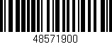 Código de barras (EAN, GTIN, SKU, ISBN): '48571900'