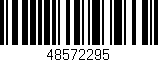Código de barras (EAN, GTIN, SKU, ISBN): '48572295'