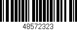 Código de barras (EAN, GTIN, SKU, ISBN): '48572323'