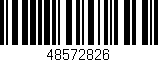 Código de barras (EAN, GTIN, SKU, ISBN): '48572826'