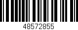 Código de barras (EAN, GTIN, SKU, ISBN): '48572855'