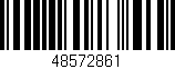 Código de barras (EAN, GTIN, SKU, ISBN): '48572861'