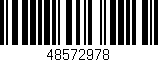 Código de barras (EAN, GTIN, SKU, ISBN): '48572978'