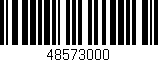 Código de barras (EAN, GTIN, SKU, ISBN): '48573000'