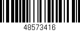 Código de barras (EAN, GTIN, SKU, ISBN): '48573416'