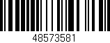 Código de barras (EAN, GTIN, SKU, ISBN): '48573581'