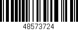 Código de barras (EAN, GTIN, SKU, ISBN): '48573724'