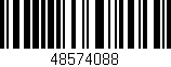 Código de barras (EAN, GTIN, SKU, ISBN): '48574088'