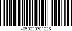 Código de barras (EAN, GTIN, SKU, ISBN): '4858328781226'