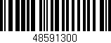 Código de barras (EAN, GTIN, SKU, ISBN): '48591300'