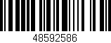 Código de barras (EAN, GTIN, SKU, ISBN): '48592586'
