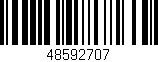 Código de barras (EAN, GTIN, SKU, ISBN): '48592707'