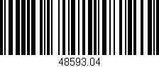 Código de barras (EAN, GTIN, SKU, ISBN): '48593.04'