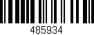 Código de barras (EAN, GTIN, SKU, ISBN): '485934'