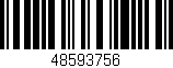 Código de barras (EAN, GTIN, SKU, ISBN): '48593756'