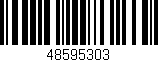 Código de barras (EAN, GTIN, SKU, ISBN): '48595303'