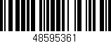 Código de barras (EAN, GTIN, SKU, ISBN): '48595361'