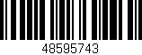 Código de barras (EAN, GTIN, SKU, ISBN): '48595743'