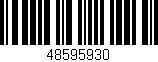 Código de barras (EAN, GTIN, SKU, ISBN): '48595930'