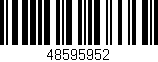 Código de barras (EAN, GTIN, SKU, ISBN): '48595952'