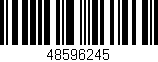 Código de barras (EAN, GTIN, SKU, ISBN): '48596245'