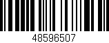 Código de barras (EAN, GTIN, SKU, ISBN): '48596507'