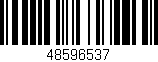 Código de barras (EAN, GTIN, SKU, ISBN): '48596537'
