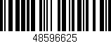 Código de barras (EAN, GTIN, SKU, ISBN): '48596625'