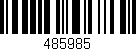 Código de barras (EAN, GTIN, SKU, ISBN): '485985'