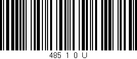 Código de barras (EAN, GTIN, SKU, ISBN): '485_1_0_U'
