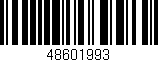 Código de barras (EAN, GTIN, SKU, ISBN): '48601993'