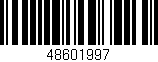 Código de barras (EAN, GTIN, SKU, ISBN): '48601997'