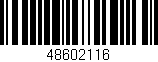 Código de barras (EAN, GTIN, SKU, ISBN): '48602116'