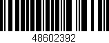 Código de barras (EAN, GTIN, SKU, ISBN): '48602392'