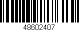 Código de barras (EAN, GTIN, SKU, ISBN): '48602407'