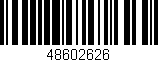 Código de barras (EAN, GTIN, SKU, ISBN): '48602626'